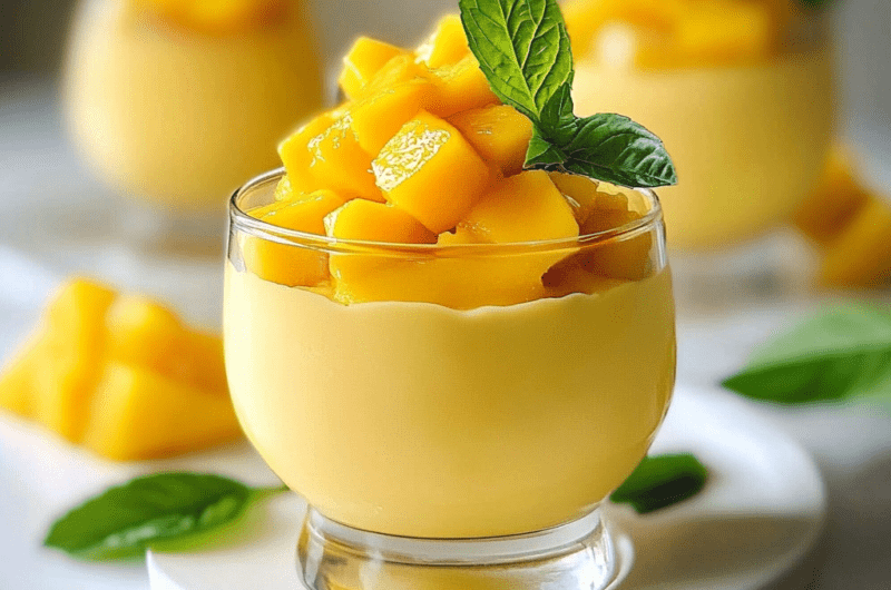 5 Ingredient Mango Mousse Cups: A Refreshing Mango Dessert Recipe