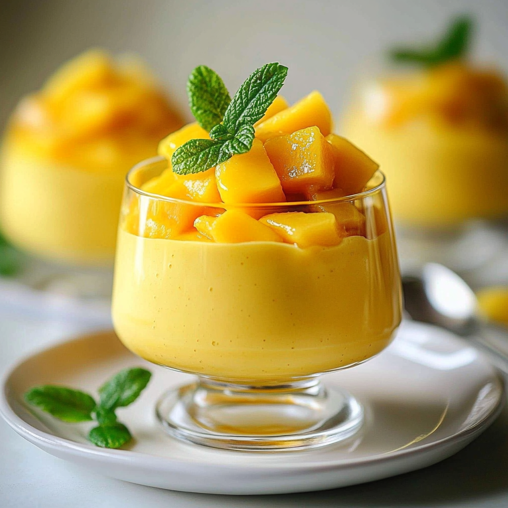 Mango Mousse Cups recipe